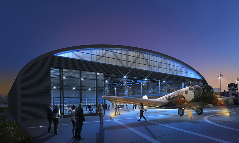 Bild von der Webseite von Hugo Junkers Hangar